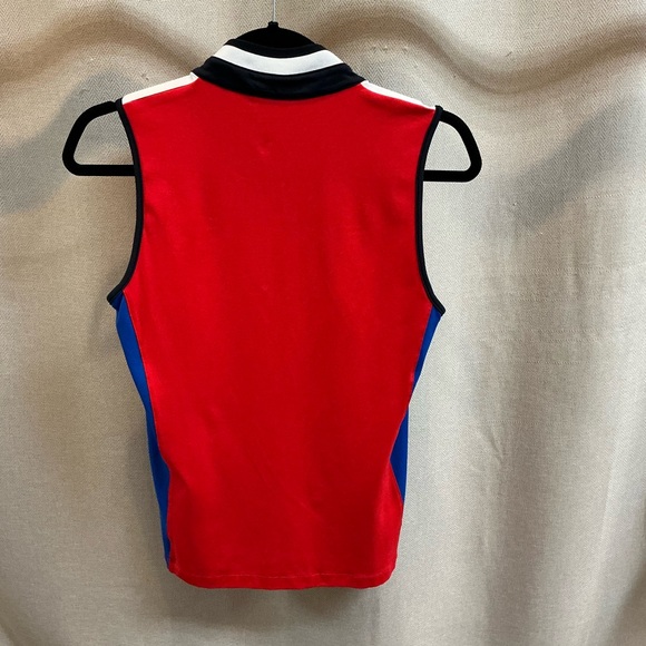 Lohla Sport Keeley Colorblock Sleeveless Top Red - Picture 2 of 4